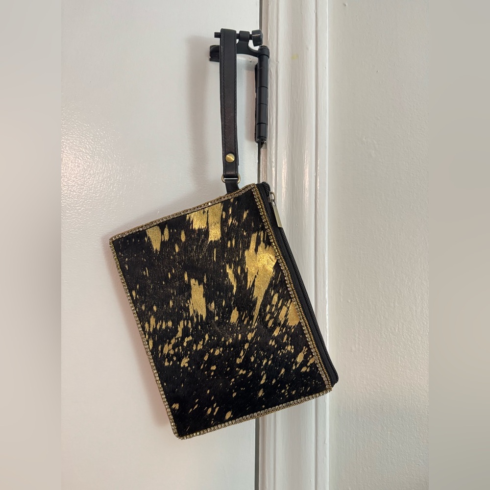 Charlie Paige Cowhide Leather Wristlet
